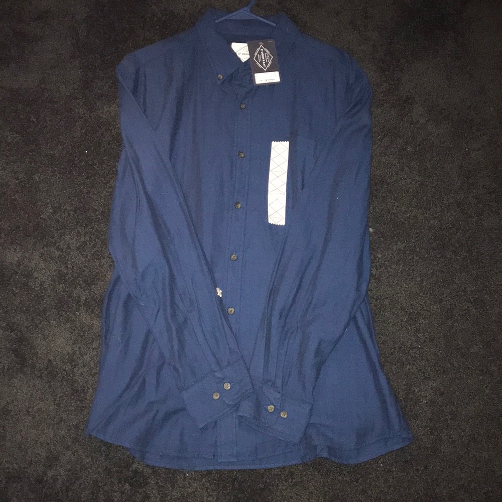 St. John’s bay button up up dress shirt